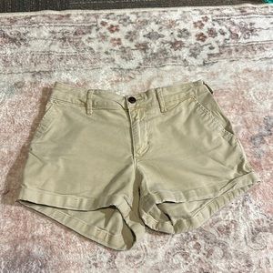 Women’s Low Rise Cream Shorts